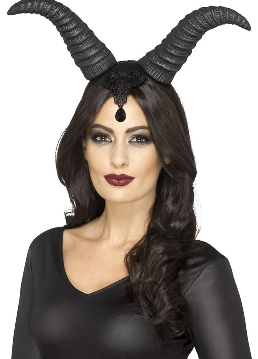 Opaska na Halloween DIABELSKIE ROGI