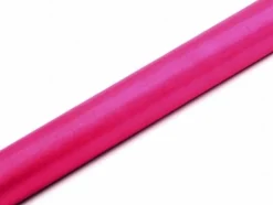 Organza gładka CIEMNORÓŻOWA 0,36m x 9m