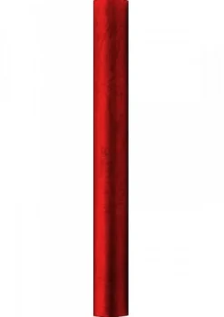 Organza gładka CZERWONA 0,36m x 9m