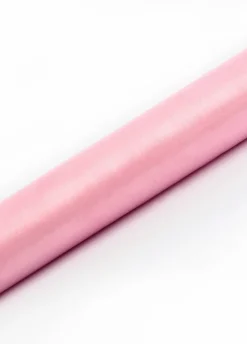 Organza gładka JASNORÓŻOWA 0,36m x 9m