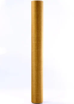 Organza złota brokatowa 0,36m x 9m