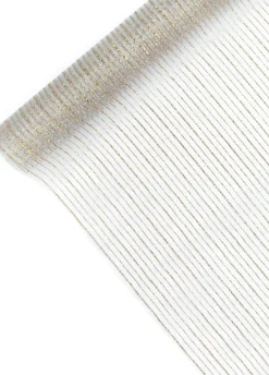 Organza ZŁOTE PASKI 0,48 x 9m