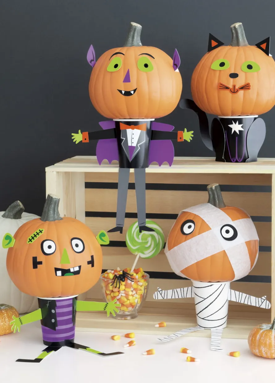 Ozdoby dyni dla dzieci ZABAWA NA HALLOWEEN dla dzieci