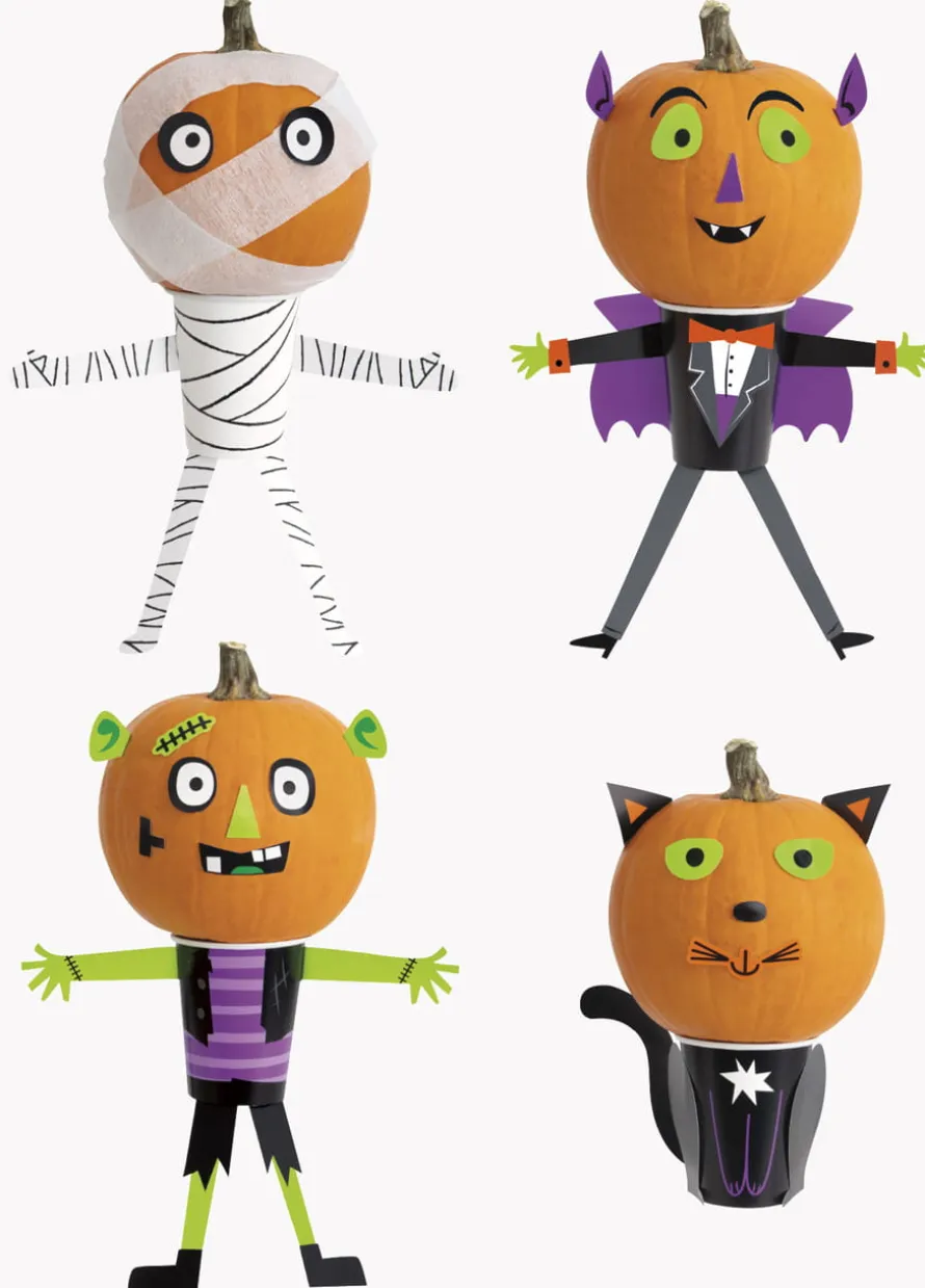 Ozdoby dyni dla dzieci ZABAWA NA HALLOWEEN dla dzieci