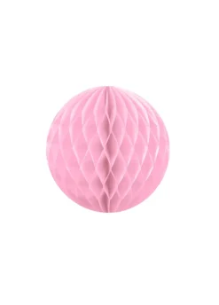 Papierowa rozeta KULA jasnoróżowa 10cm