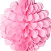 Papierowa rozeta kula KWIAT różowa 40cm