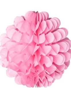 Papierowa rozeta kula KWIAT różowa 40cm