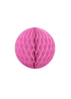 Papierowa rozetka KULA różowa 10cm