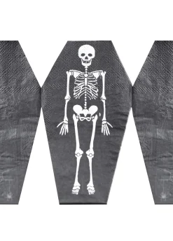 Papierowe serwetki Halloween SZKIELET