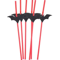 Papierowe słomki HALLOWEEN (6szt.)