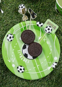 Papierowe talerzyki FOOTBALL 6 szt.