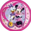 Papierowe talerzyki MYSZKA MINNIE (8szt)