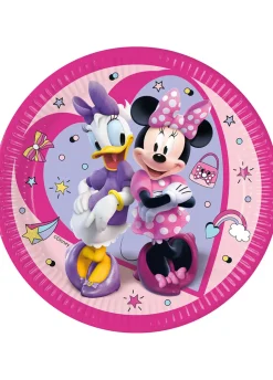 Papierowe talerzyki MYSZKA MINNIE (8szt)
