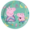 Papierowe talerzyki ŚWINKA PEPPA 20cm (8szt.)