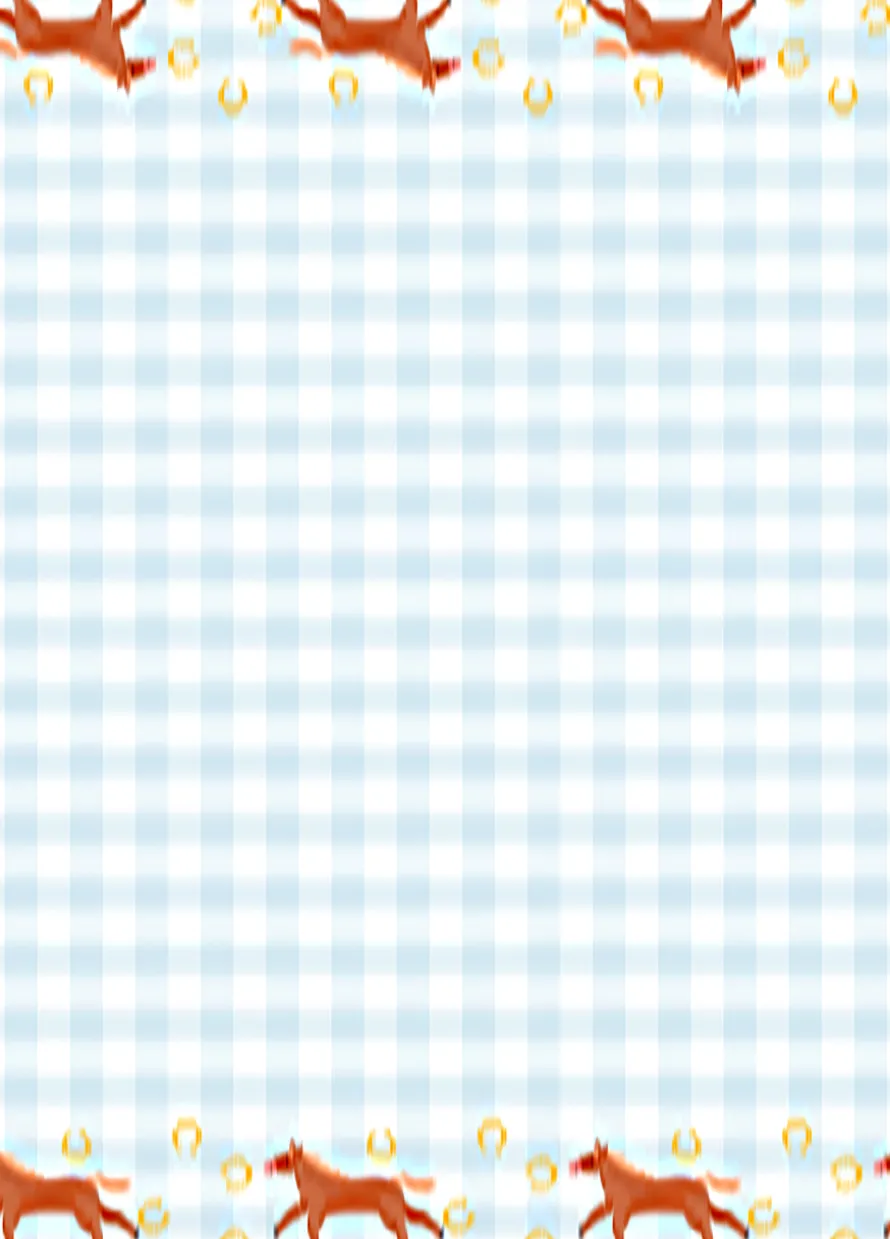 Papierowy obrus Z KOŃMI 180x120 cm