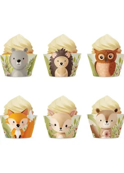 Papilotki do muffinek LEŚNI PRZYJACIELE (6szt.)