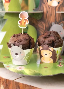 Papilotki do muffinek LEŚNI PRZYJACIELE (6szt.)