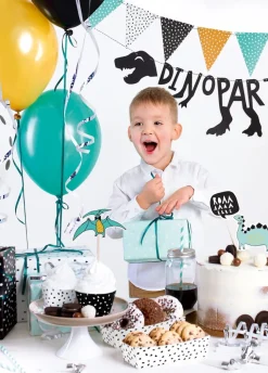 Party box zestaw dekoracji DINOZAURY