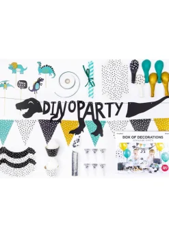 Party box zestaw dekoracji DINOZAURY