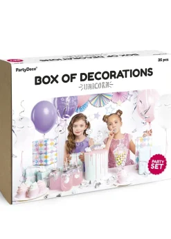 Party box zestaw dekoracji JEDNOROŻEC