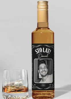 Personalizowana ETYKIETA NA WHISKY ze zdjęciem