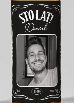 Personalizowana ETYKIETA NA WHISKY ze zdjęciem