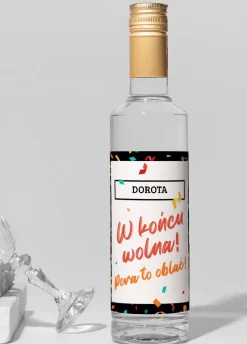 Personalizowana etykieta na alkohol IMPREZA ROZWODOWA