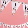 Personalizowana girlanda na 18 urodziny KWIATY 4-8 znaków