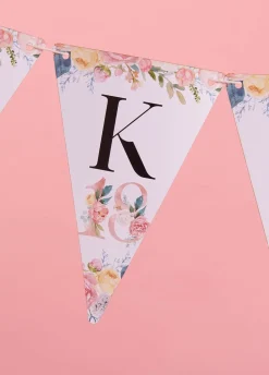 Personalizowana girlanda na 18 urodziny KWIATY 4-8 znaków