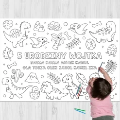 Personalizowana kolorowanka DINOZAUR