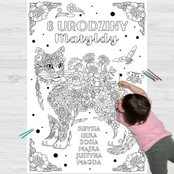 Personalizowana kolorowanka Z KOTEM