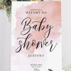Personalizowana tablica powitalna BABY SHOWER girl