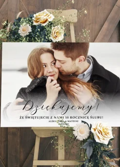 Personalizowana tablica powitalna NA ROCZNICĘ ŚLUBU