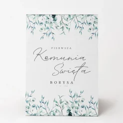 Personalizowana tablica powitalna KOMUNIA ŚWIĘTA potykacz