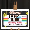 Personalizowana tablica powitalna I LOVE 80's dekoracja lata 80