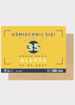 Personalizowana tablica powitalna URODZINY FOTOGRAFA