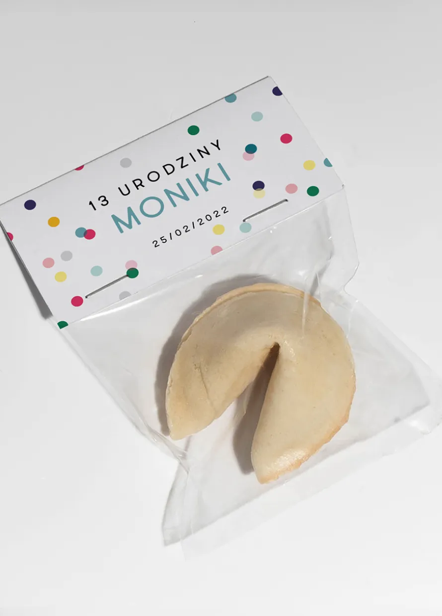 Personalizowane CIASTECZKA Z WRÓŻBĄ dla dzieci na urodziny (20szt)