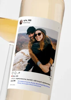 Personalizowane etykiety na wino SOCIAL MEDIA