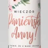 Personalizowane etykiety na alkohol NA WIECZÓR PANIEŃSKI