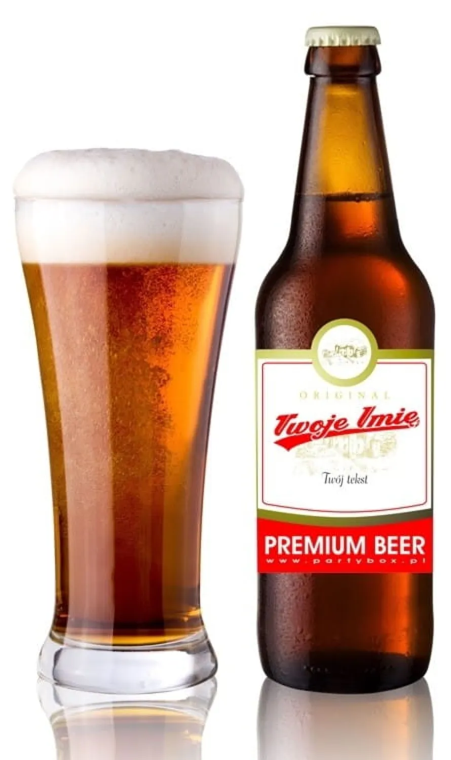Personalizowane etykiety na piwo PREMIUM BEER