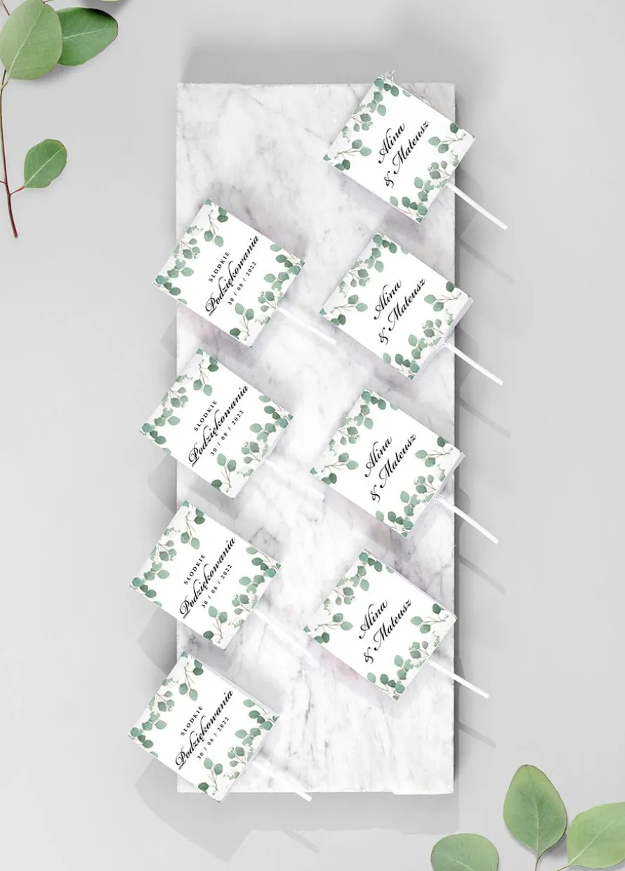 Personalizowane lizaki DROBNE UPOMINKI DLA GOŚCI WESELNYCH