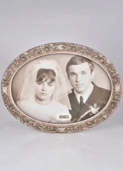 Personalizowane monidło z otworem na twarz PORTRET ŚLUBNY RETRO