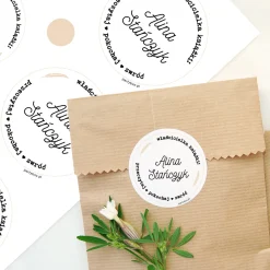 Personalizowane naklejki do książek WŁAŚCICIELKA