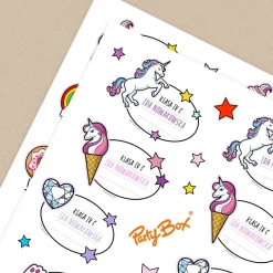 Personalizowane naklejki na zeszyty DLA DZIEWCZYNKI