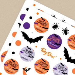 Personalizowane naklejki na halloween CUKIEREK ALBO PSIKUS
