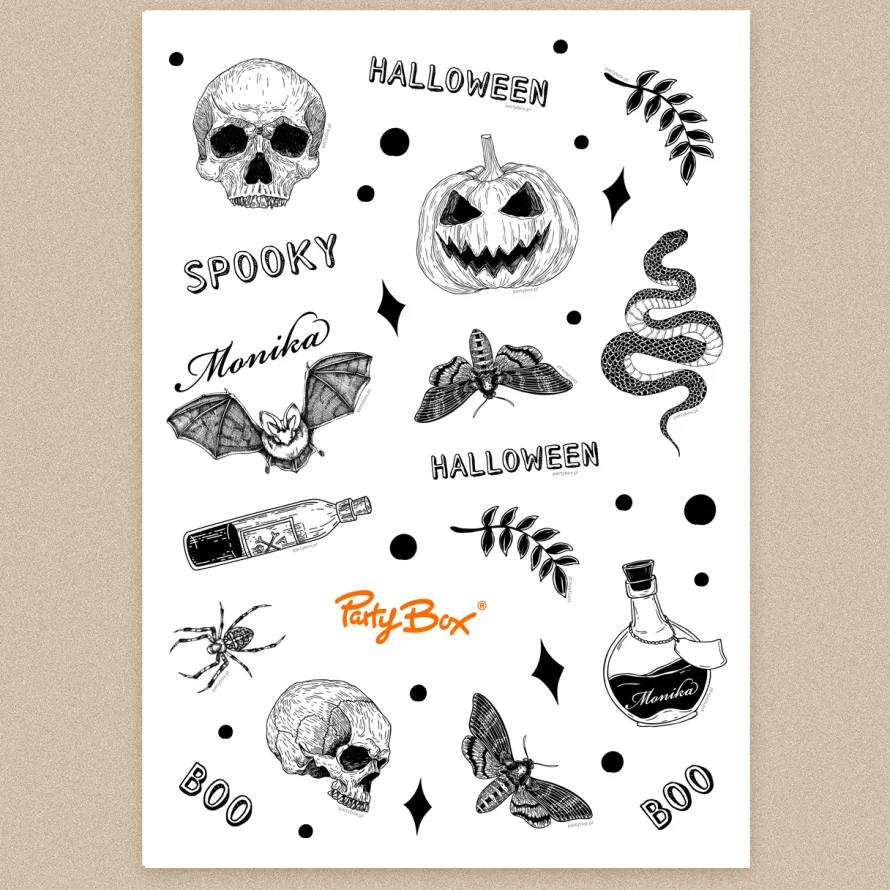 Personalizowane NAKLEJKI NA HALLOWEEN