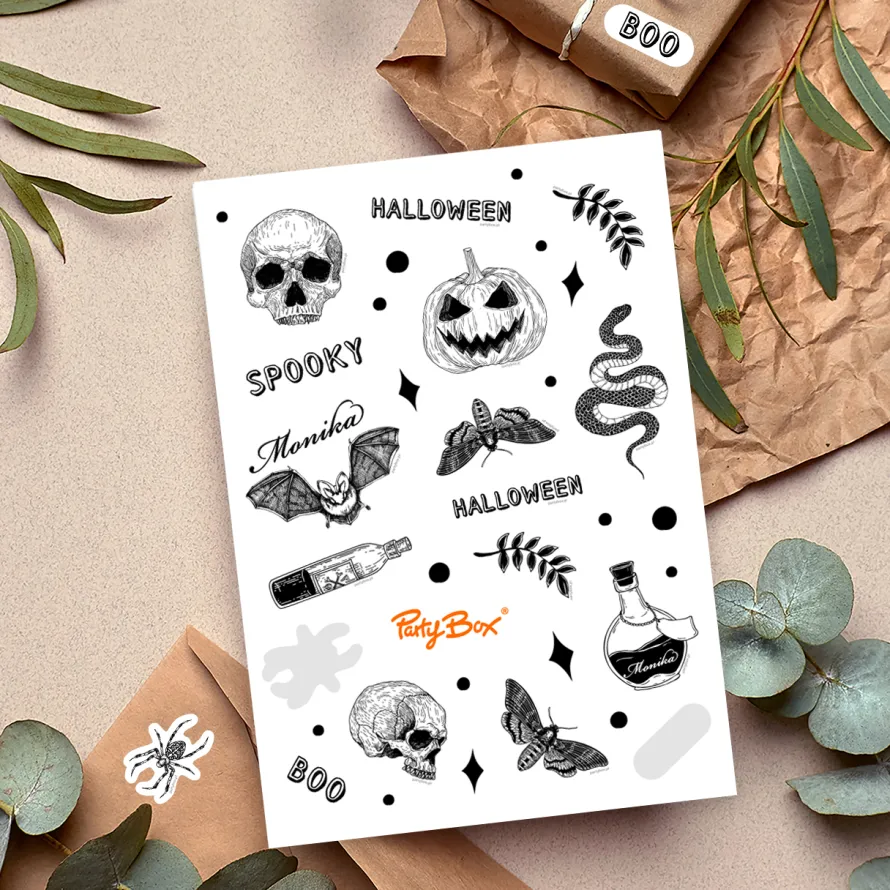 Personalizowane NAKLEJKI NA HALLOWEEN