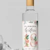 Personalizowane naklejki na wódkę na 18 KWIATY