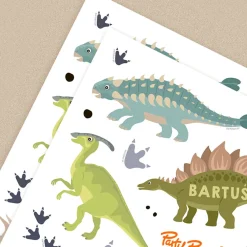 Personalizowane naklejki Z DINOZAURAMI