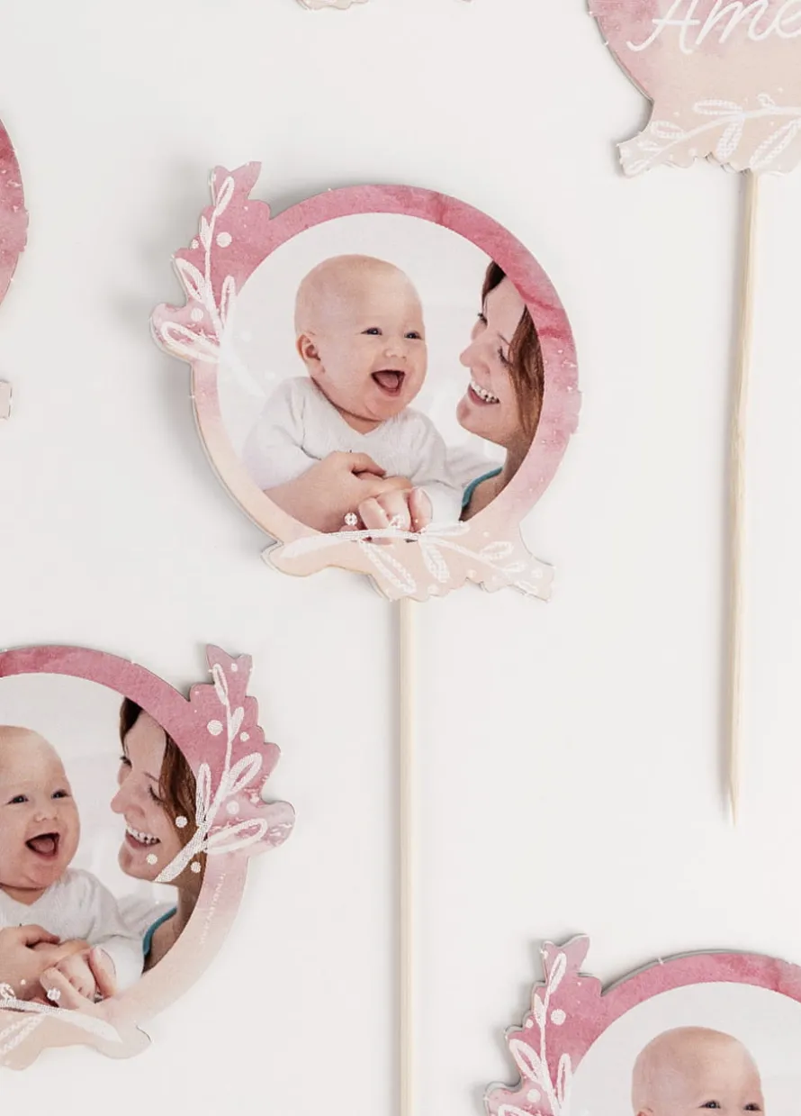 Personalizowane pikery NA CHRZEST dla dziewczynki